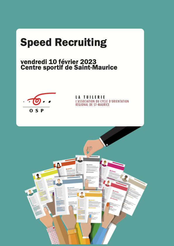 Speed recruiting affiche